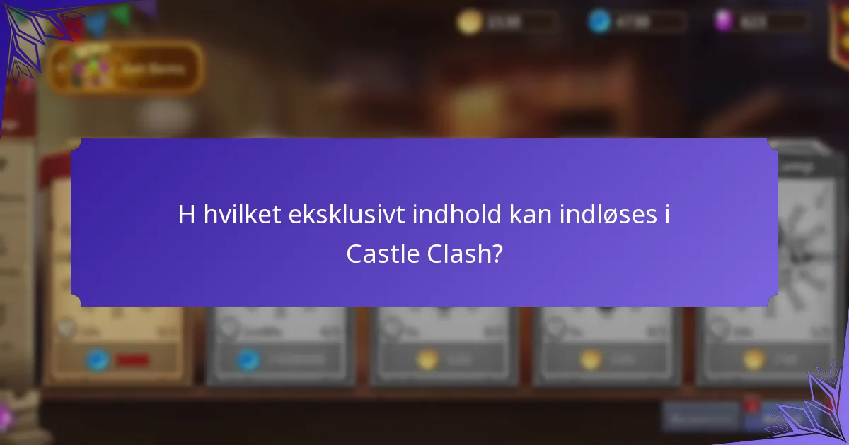 Hvordan indløser man Castle Clash gavekoder?