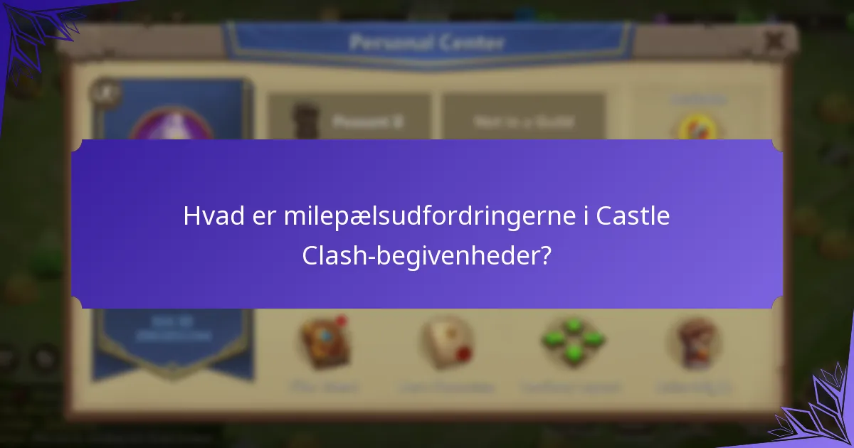 Hvilke kumulative belønninger kan spillerne tjene fra milepælsudfordringer?