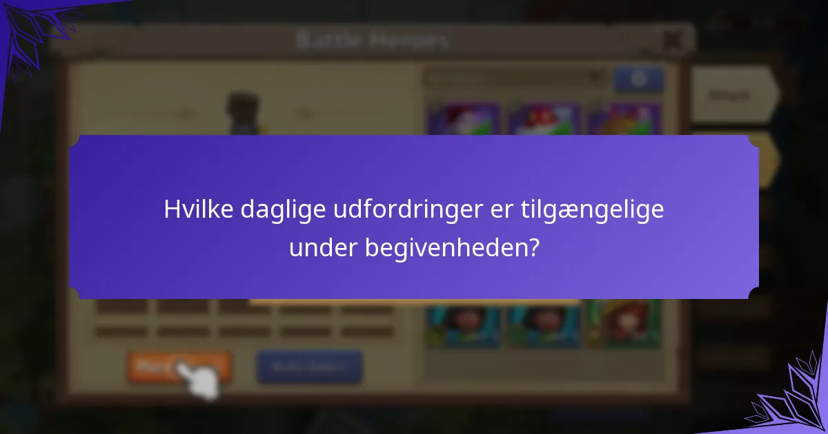 Hvilke ekstra belønninger kan spillere tjene under begivenheden?
