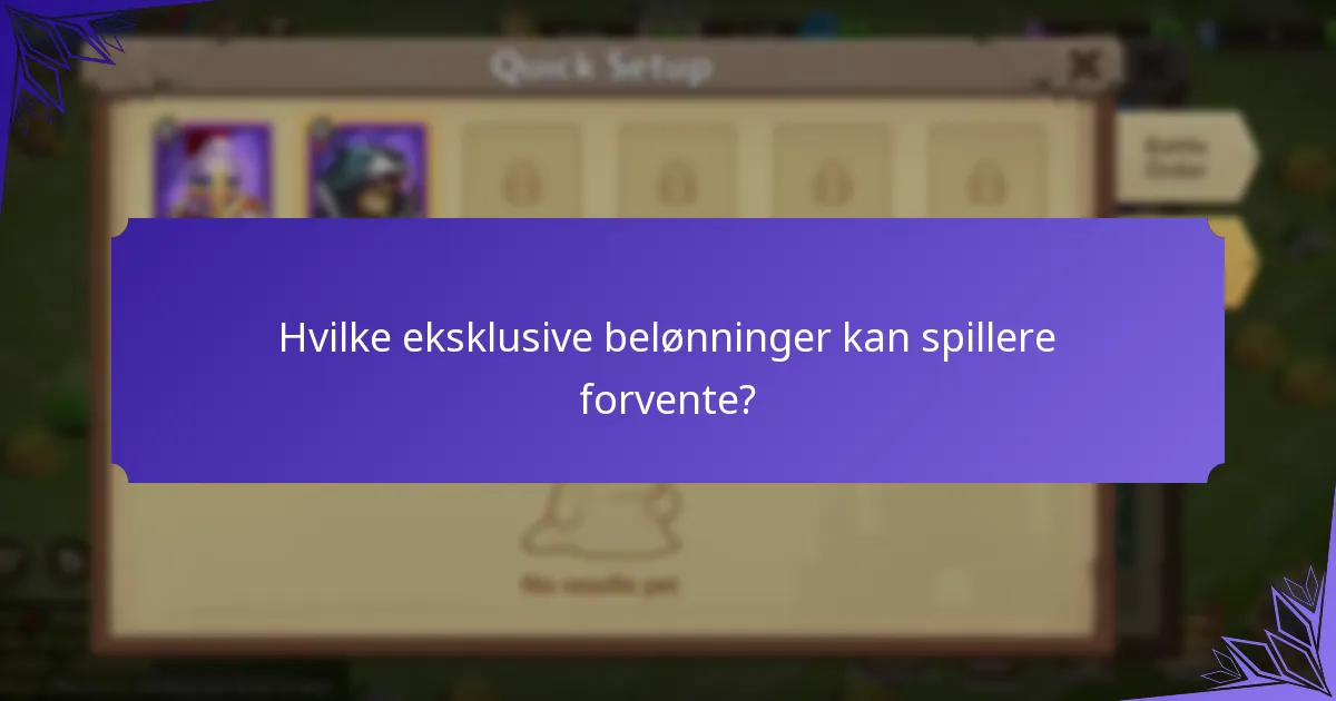 Hvilke tidsbegrænsede genstande er tilgængelige i Castle Clash-begivenheder?