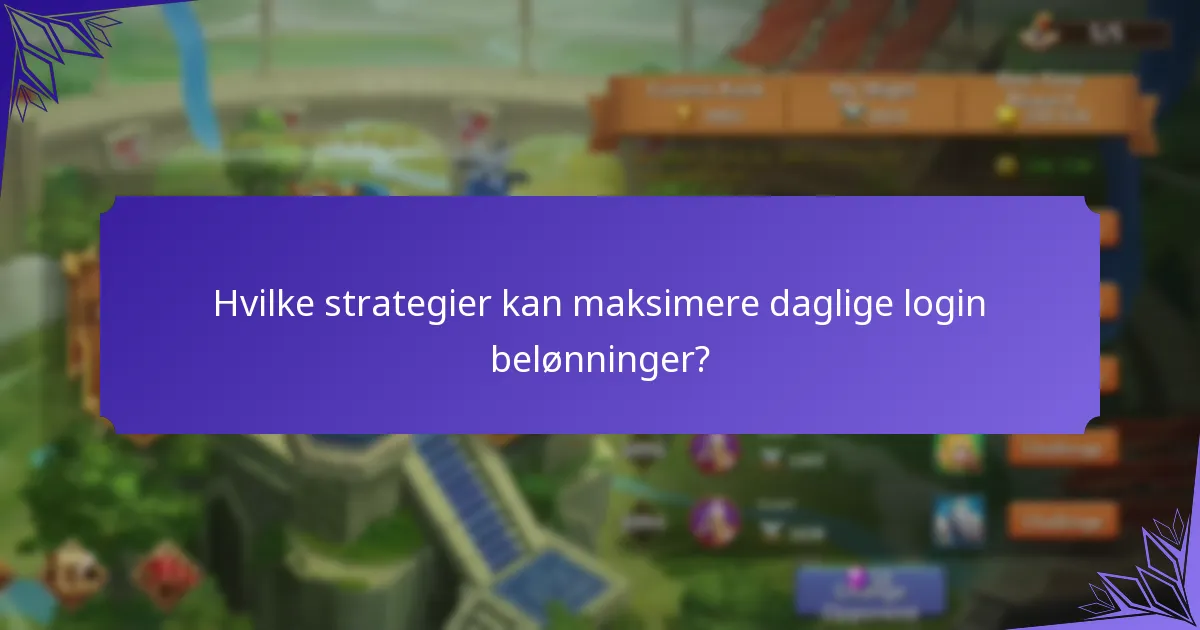 Hvilke unikke belønninger kan spillere tjene fra daglige login bonusser?