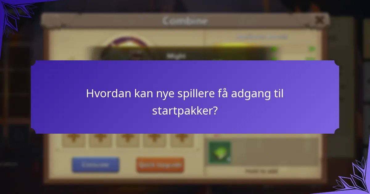 Hvornår opdateres eller ændres startpakker?